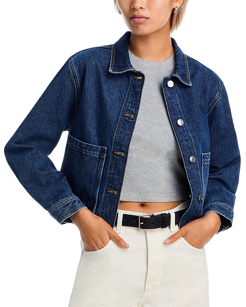 Patch‑Pocket Denim Jacket