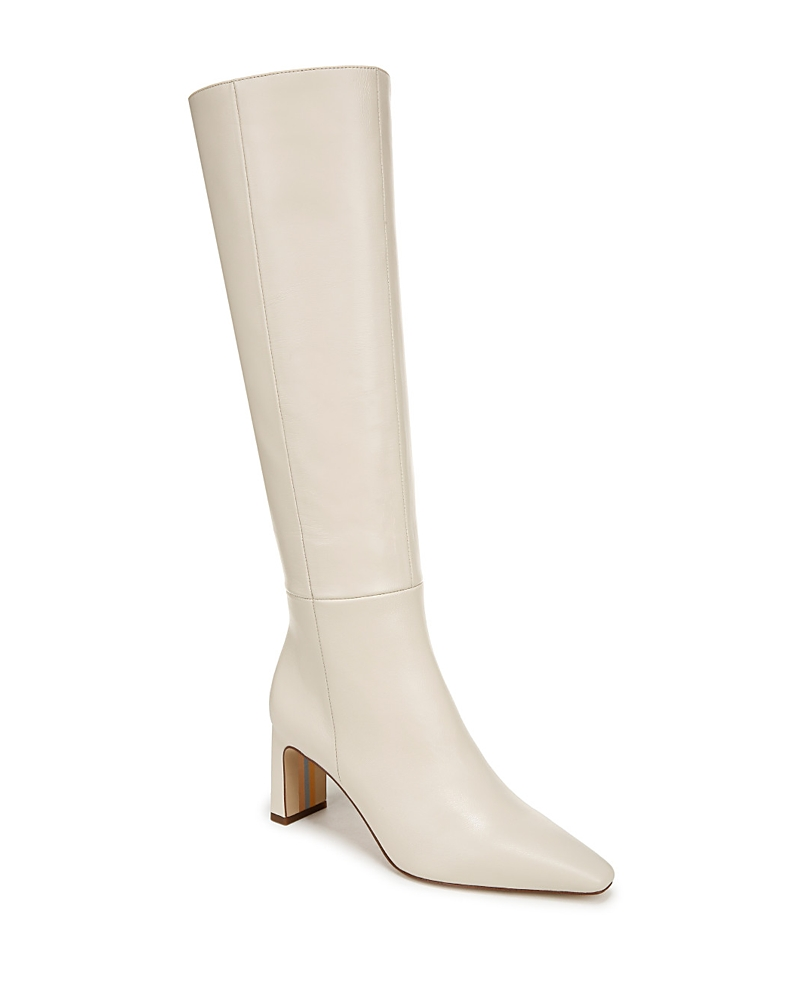 Modern Ivory Knee‑High Boots