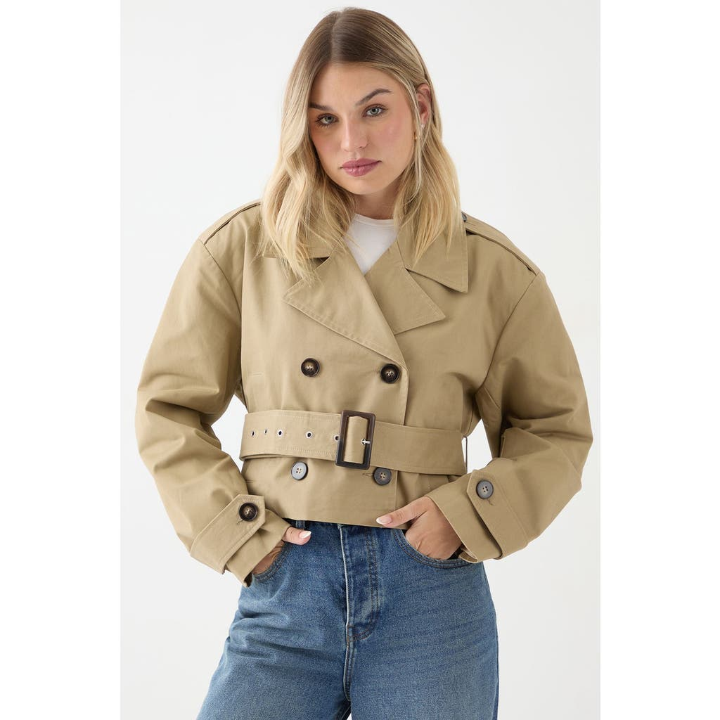 Misspap Tailored Cropped Trench