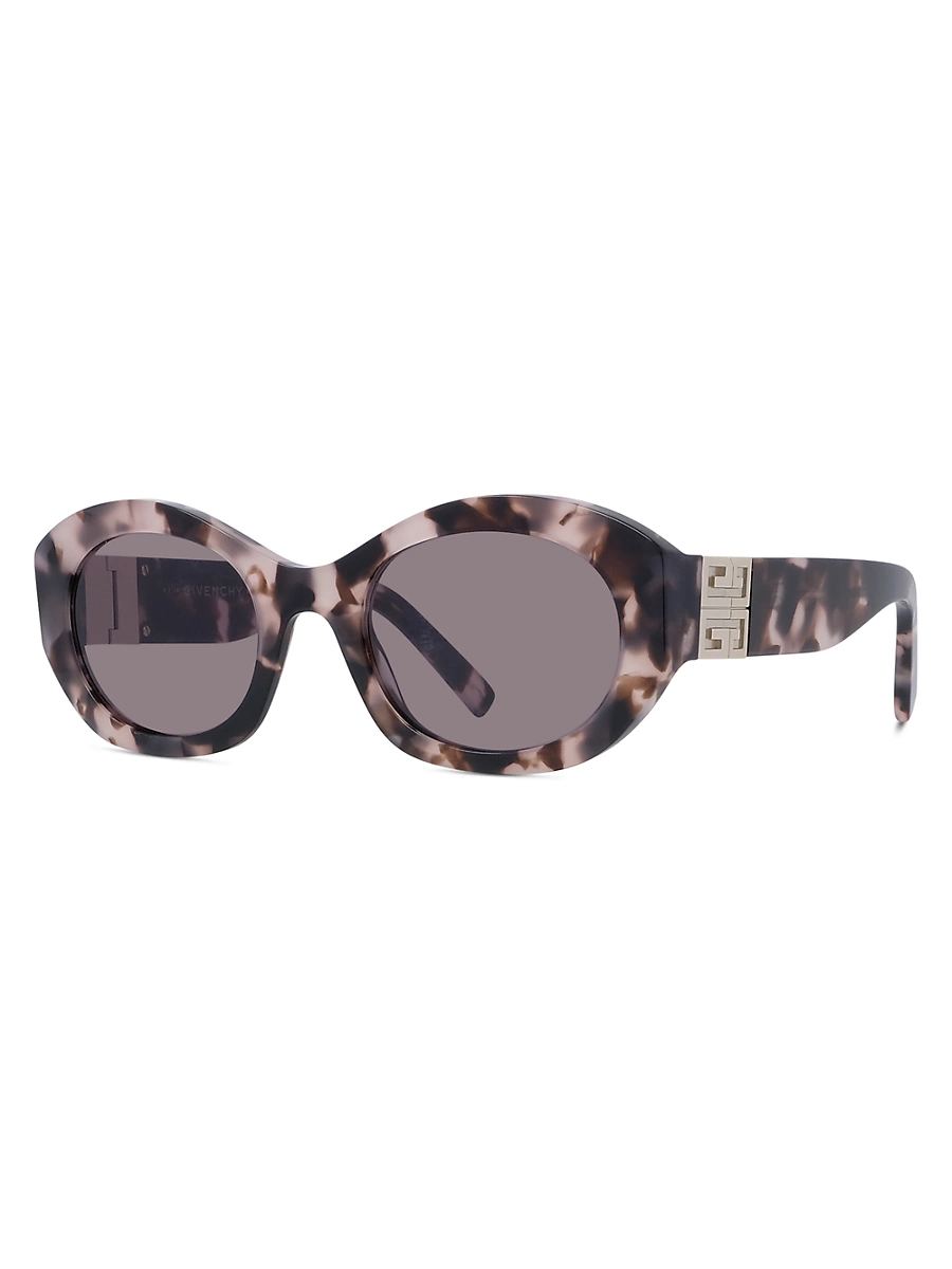 Givenchy 4G Oval Sunglasses, Tortoise